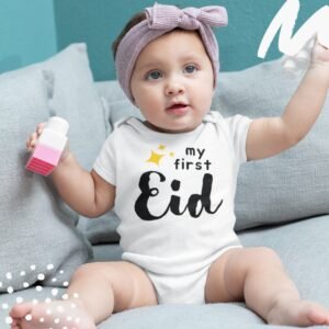 Customizable Baby Romper (6 months to 2 years) - Personalize with Name, Photo, or Greetings