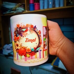 Customised name signature tea mug