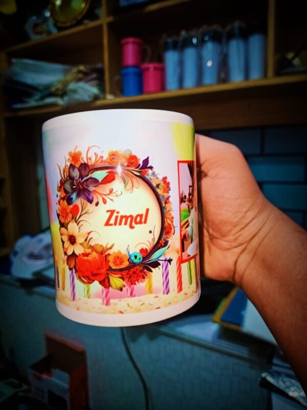 Customised name signature tea mug